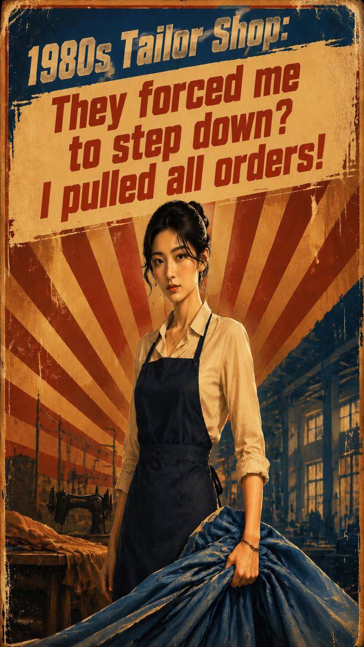 1980s Tailor Shop: They forced me to step down? I pulled all orders!