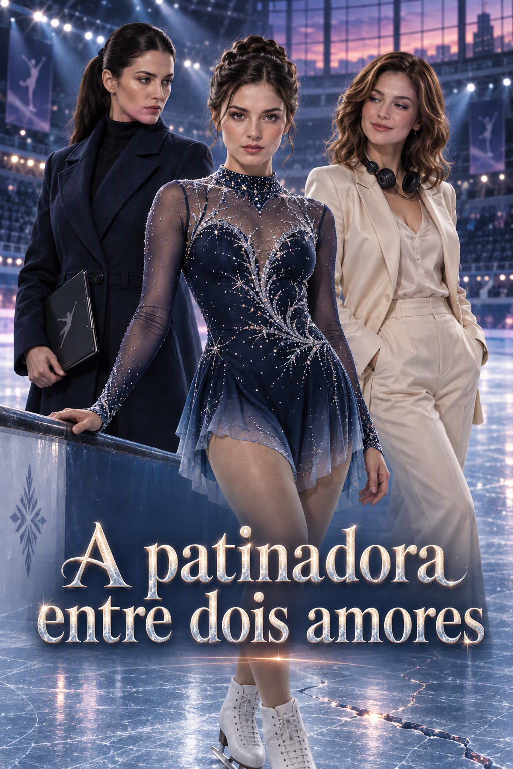 A patinadora entre dois amores