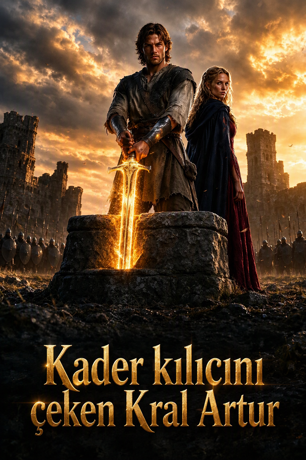 Kader kılıcını çeken Kral Artur