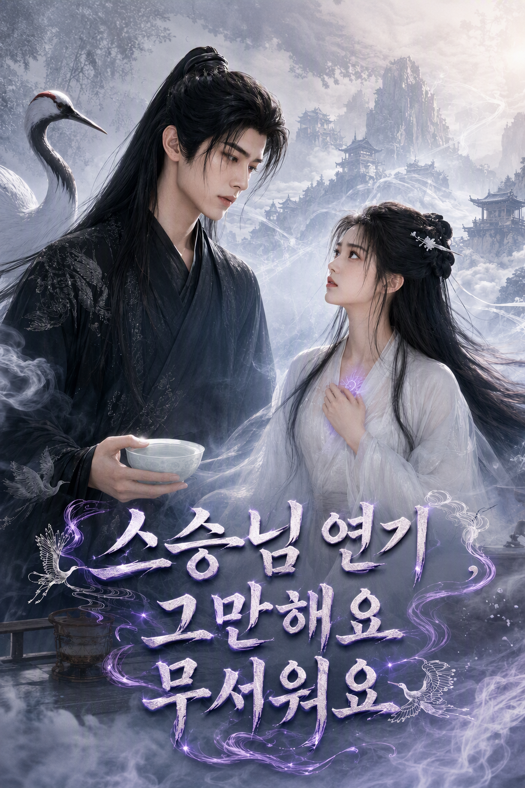 스승님 연기 그만해요 무서워요