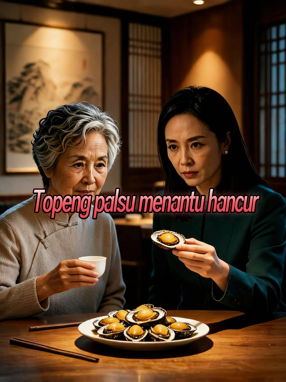 Topeng palsu menantu hancur