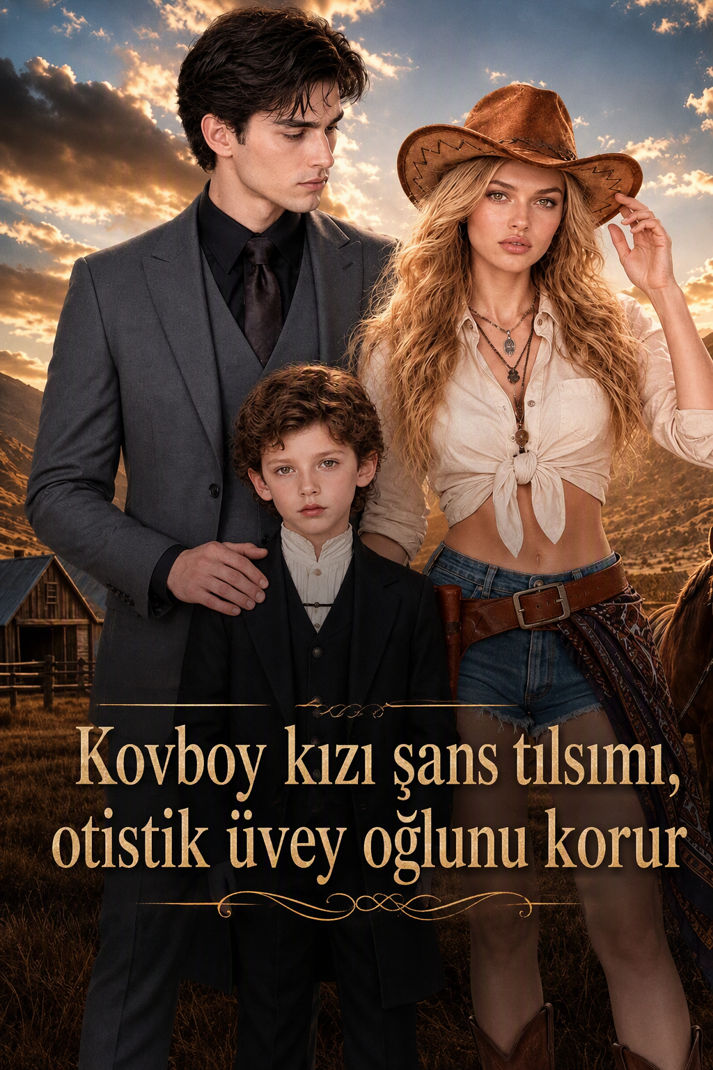 Kovboy kızı şans tılsımı, otistik üvey oğlunu korur