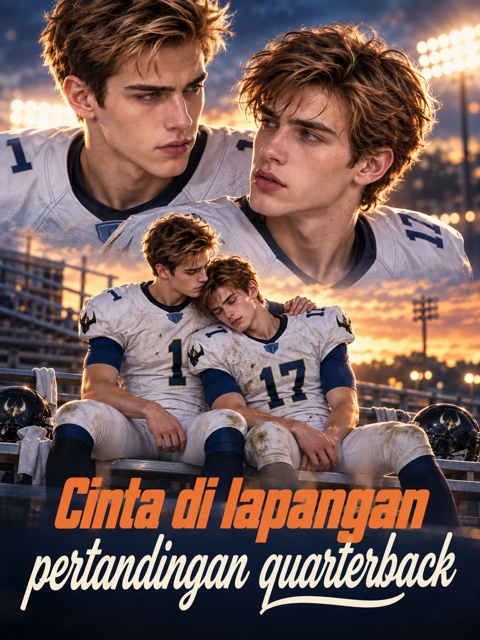 Cinta di lapangan pertandingan quarterback