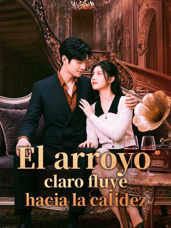 El arroyo claro fluye hacia la calidez
