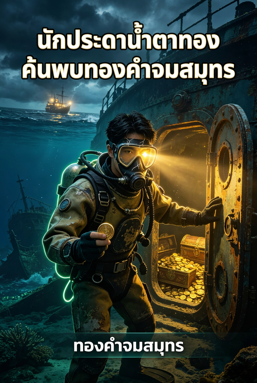 นักประดาน้ำตาทองค้นพบทองคำจมสมุทร