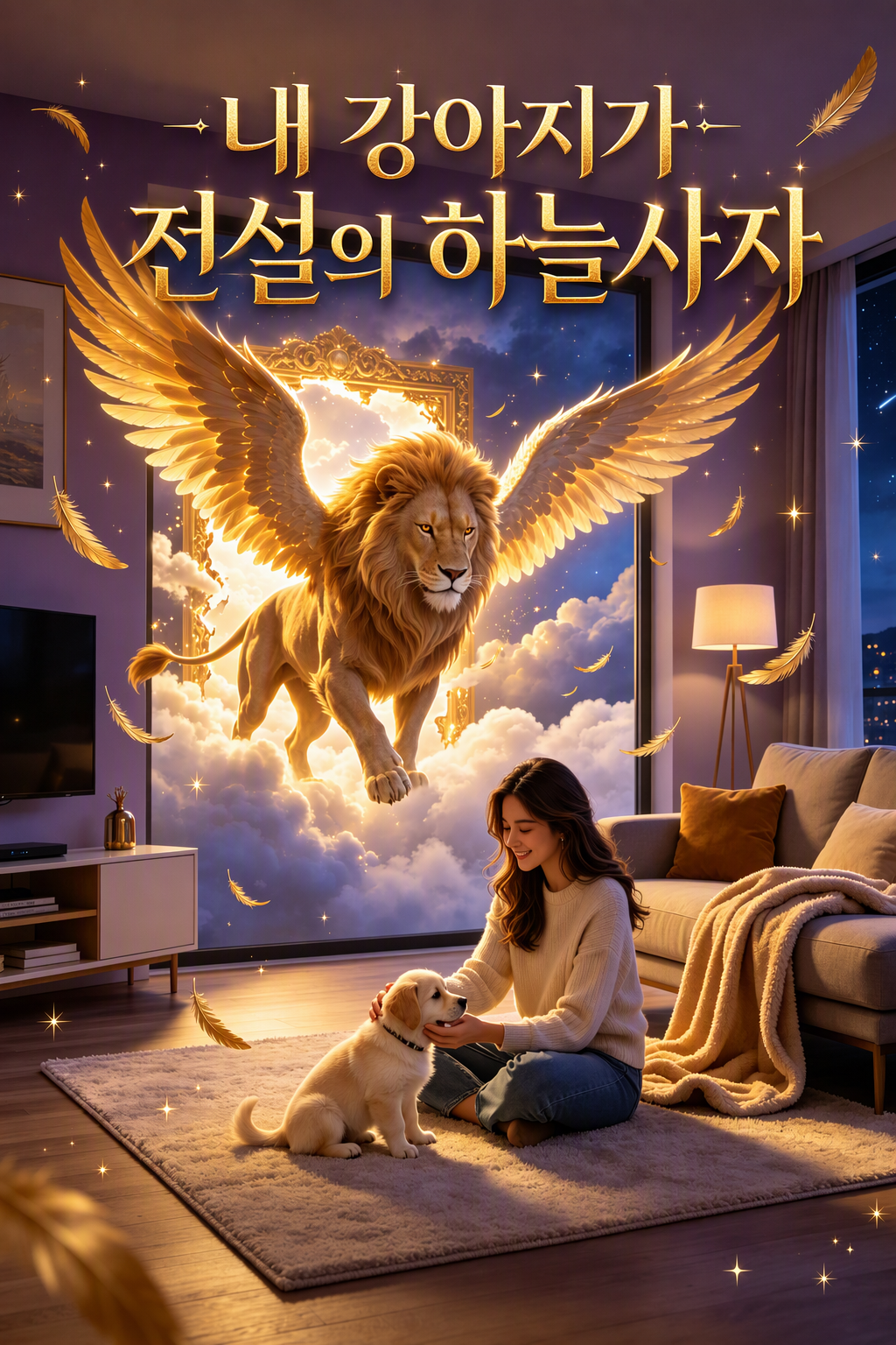 내 강아지가 전설의 하늘사자
