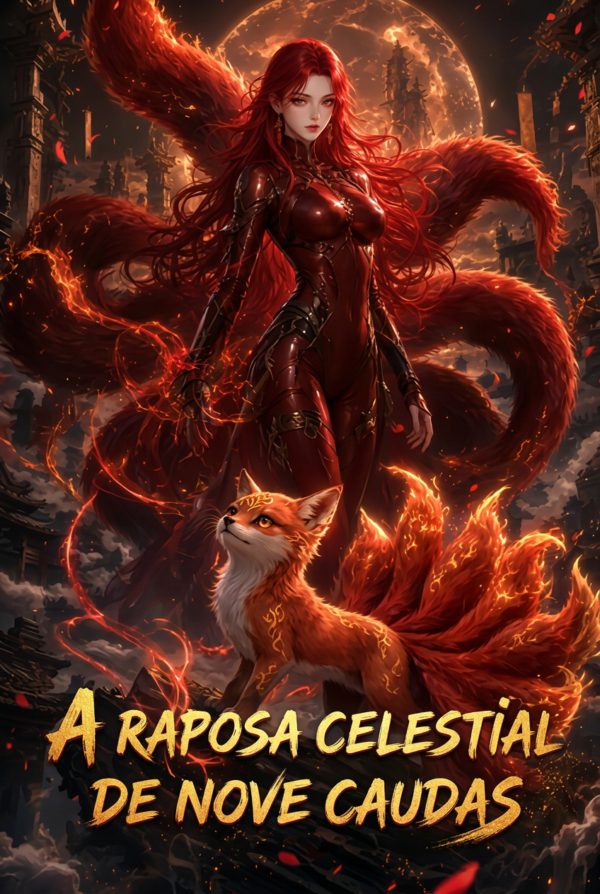 A raposa celestial de nove caudas