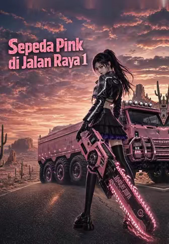 Sepeda Pink di Jalan Raya 1