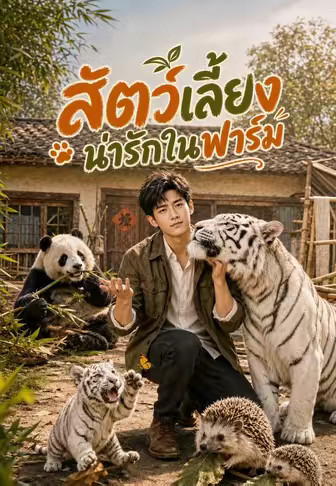 สัตว์เลี้ยงน่ารักในฟาร์ม