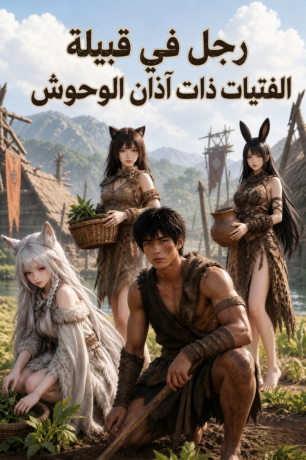 رجل في قبيلة الفتيات ذات آذان الوحوش