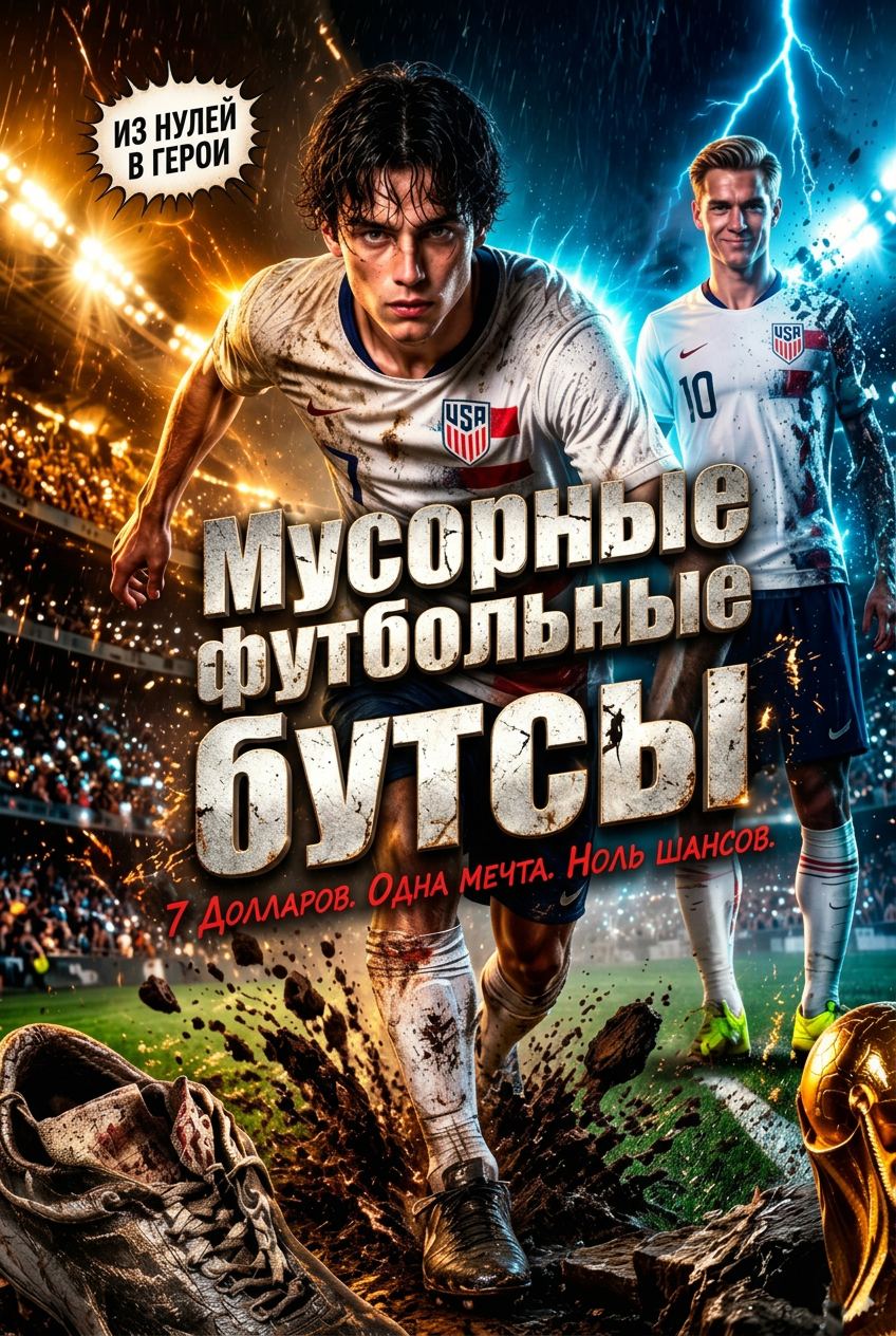 Мусорные футбольные бутсы