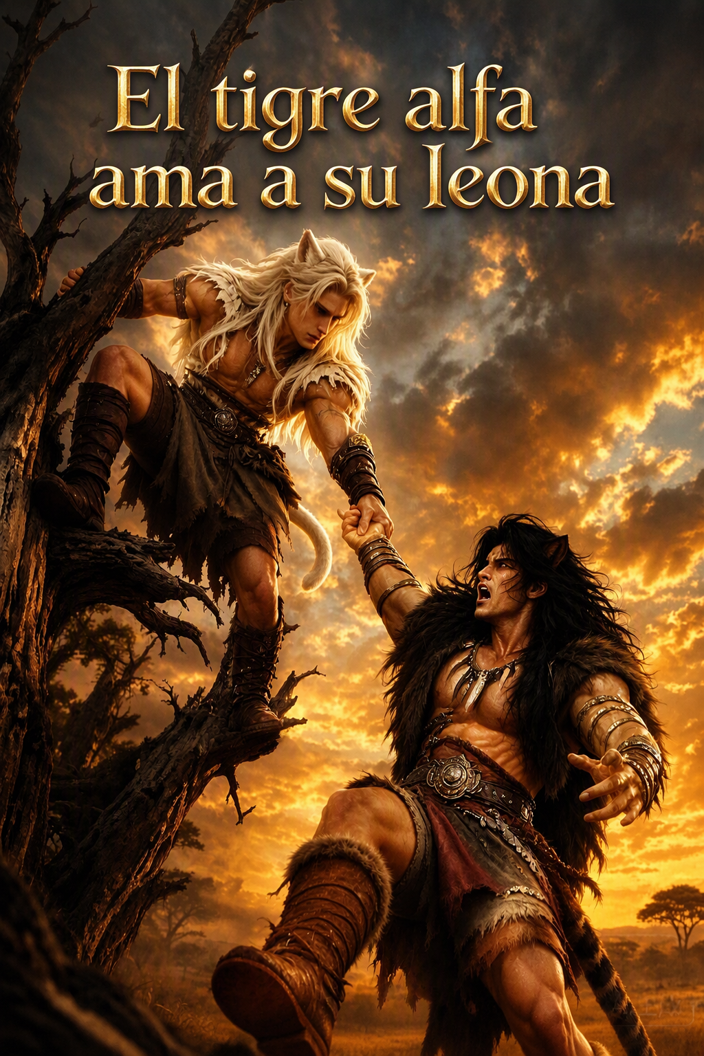 El tigre alfa ama a su leona