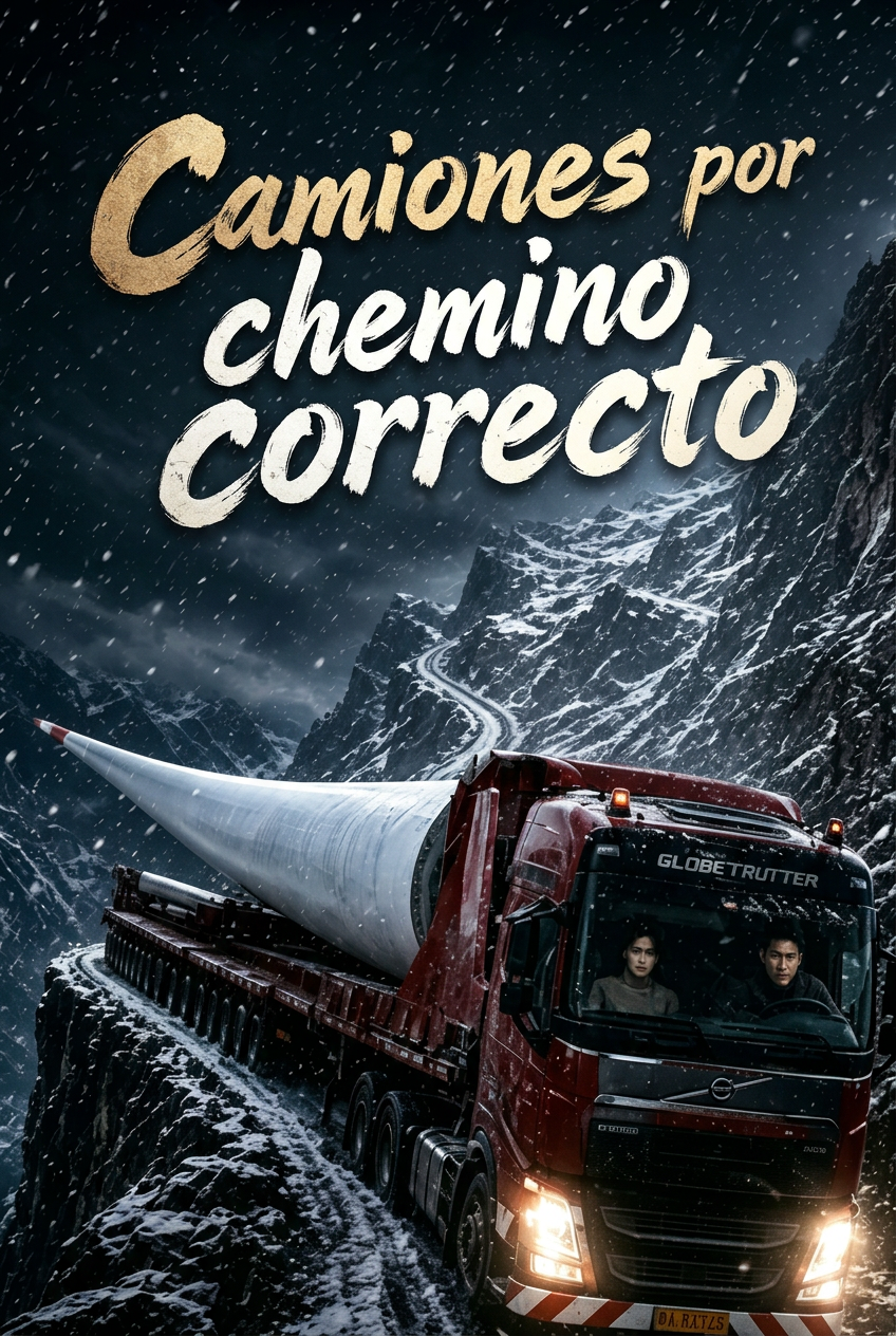 Camiones por camino correcto