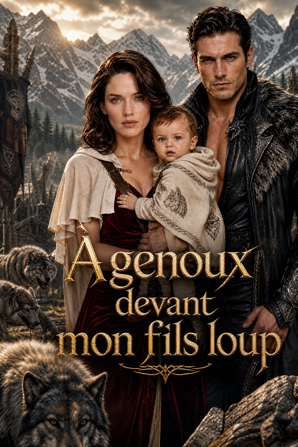 À genoux devant mon fils loup