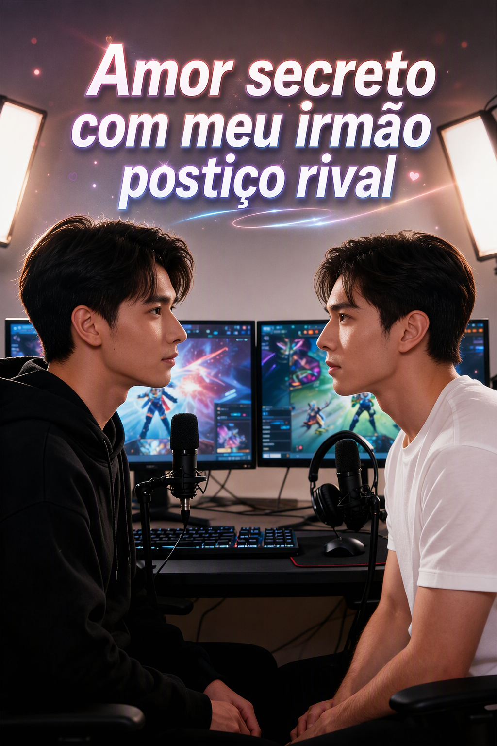 Amor secreto com meu irmão postiço rival