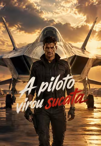 A piloto virou sucata