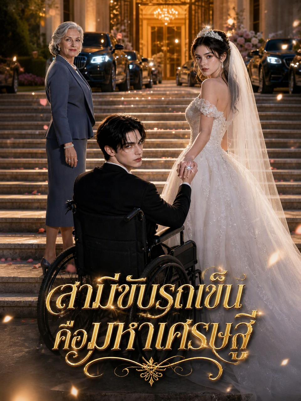 สามีขับรถเข็นคือมหาเศรษฐี