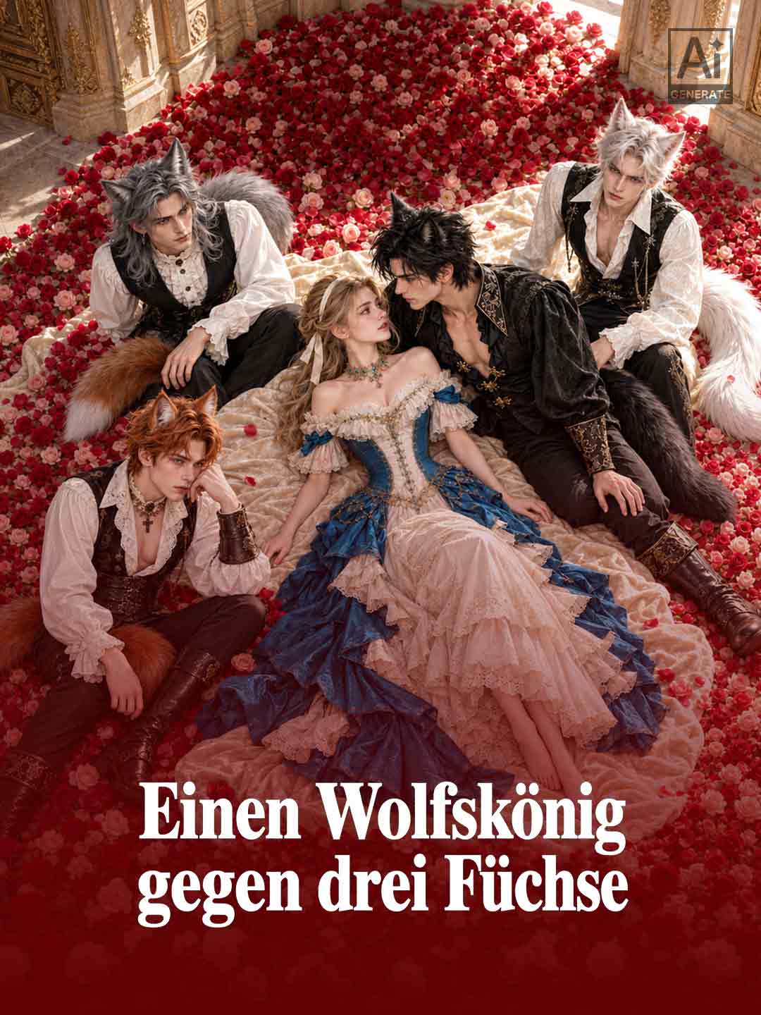 Drei Füchse gegen einen Wolfskönig