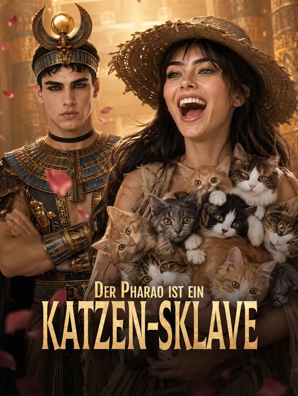 Der Pharao ist ein Katzen-Sklave